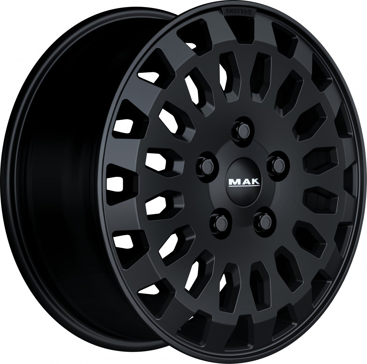 Mak Overland matt black 6.5x16 ET46 - LK5/108 ML65.1