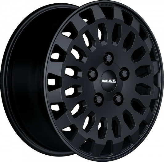 Mak Overland Matt Black Alufelge 6.5x16 Zoll ET50 LK 5x120 ML65.1 – Bild 2