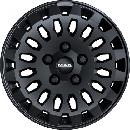 Mak Overland matt black 7x17 ET51 - LK5/120 ML65.1
