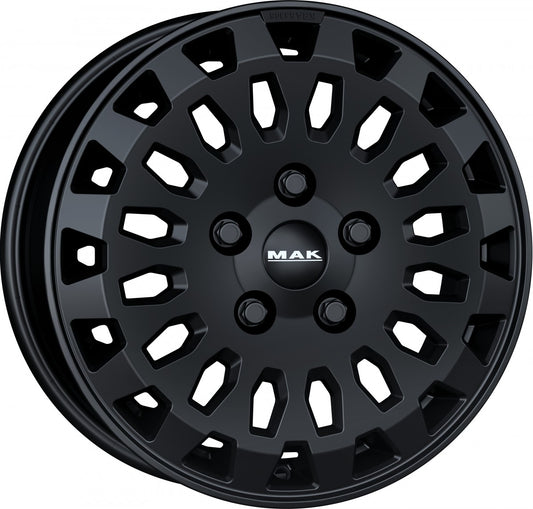 Mak Overland matt black 7x17 ET60 - LK5/120 ML65.1
