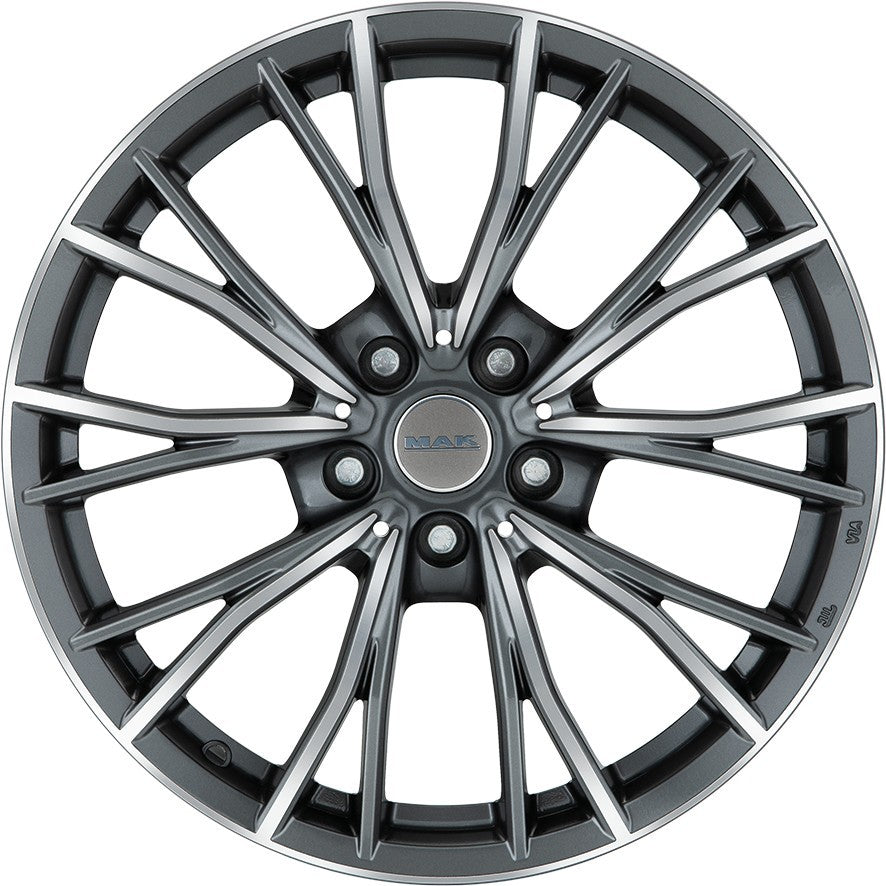 Mak Mark-D gun metallic mirror 9x20 ET25 - LK5/112 ML66.6