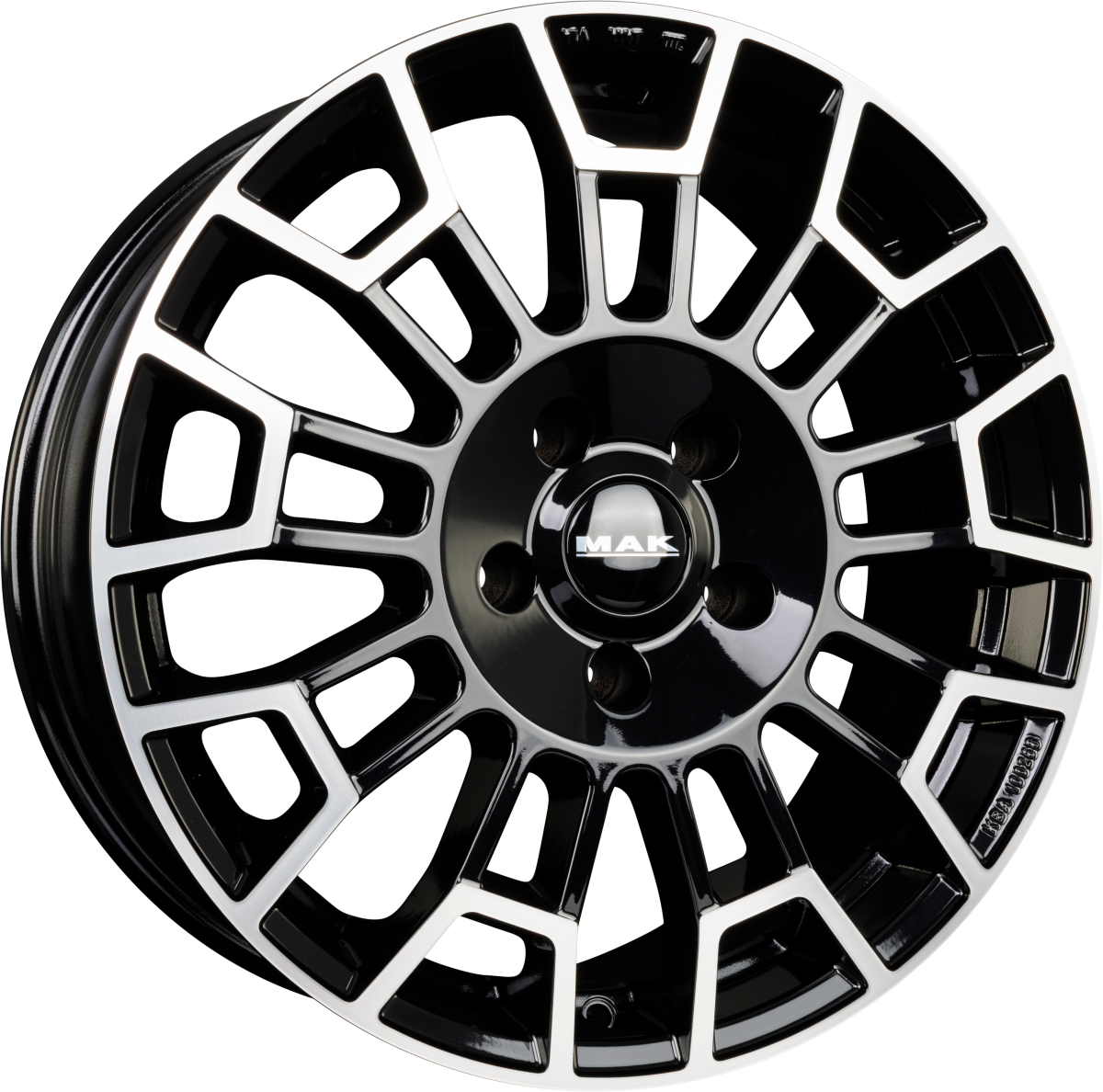 Mak Nomad black mirror Alufelge 7.5x18 Zoll ET42 LK 5x130 ML84.1 – Bild 5