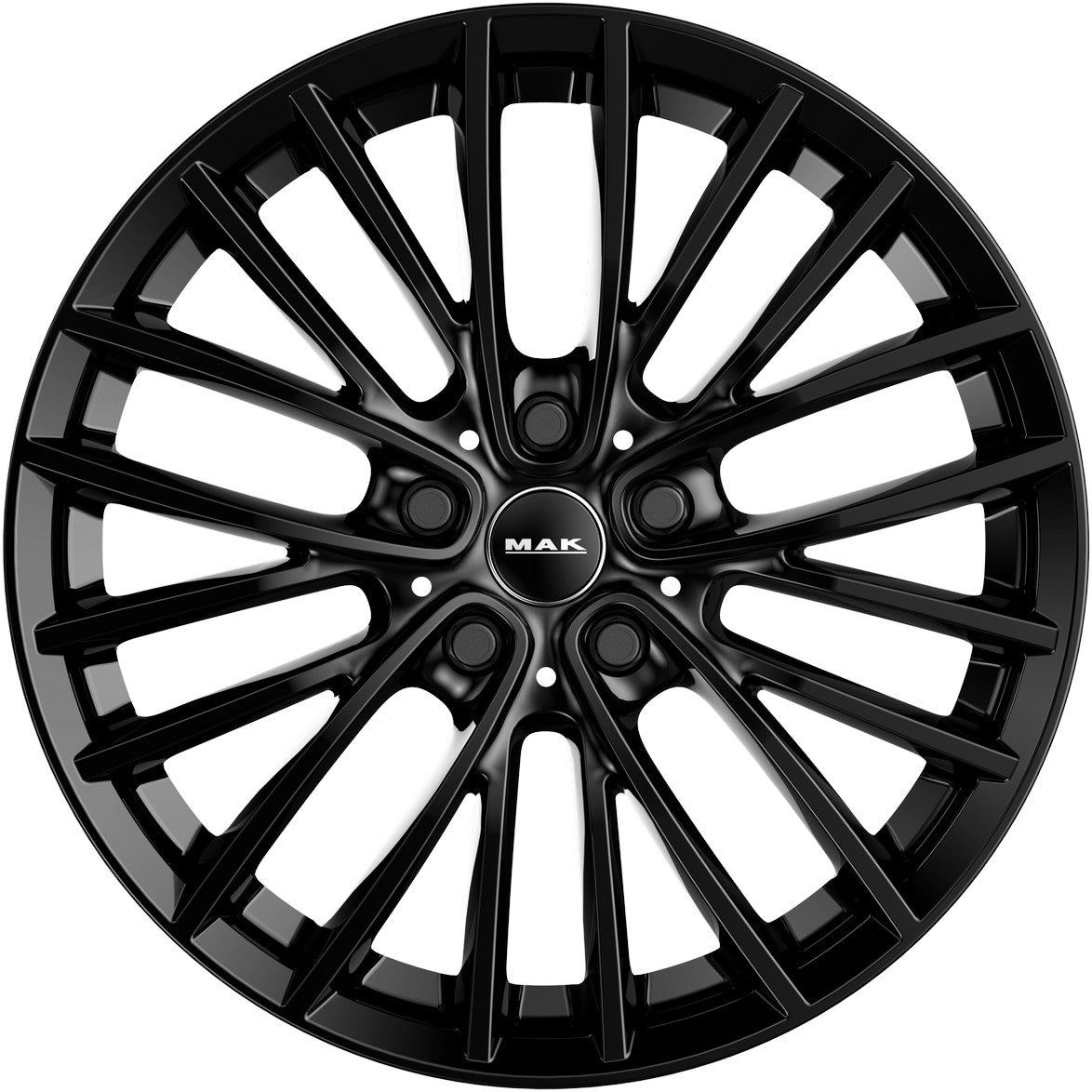 Mak Chelsea gloss black 7x17 ET46 - LK5/112 ML66.6