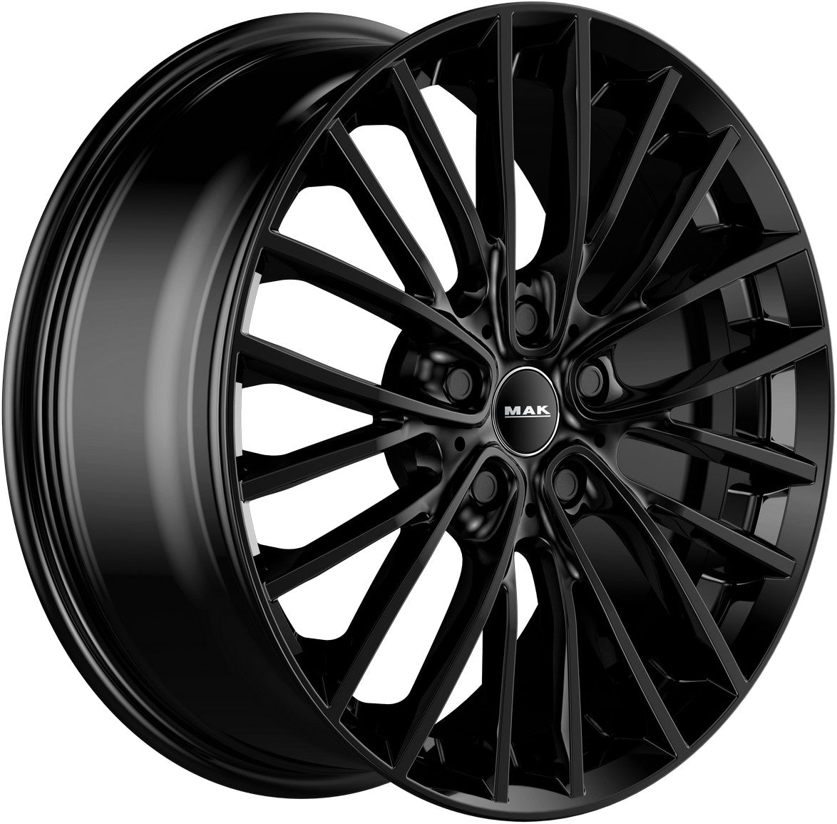 Mak Chelsea gloss black 7x17 ET46 - LK5/112 ML66.6