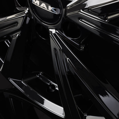 Mak Qvarz gloss black Alufelge 6.5x16 Zoll ET50 LK 5x114.3 ML76 – Bild 8