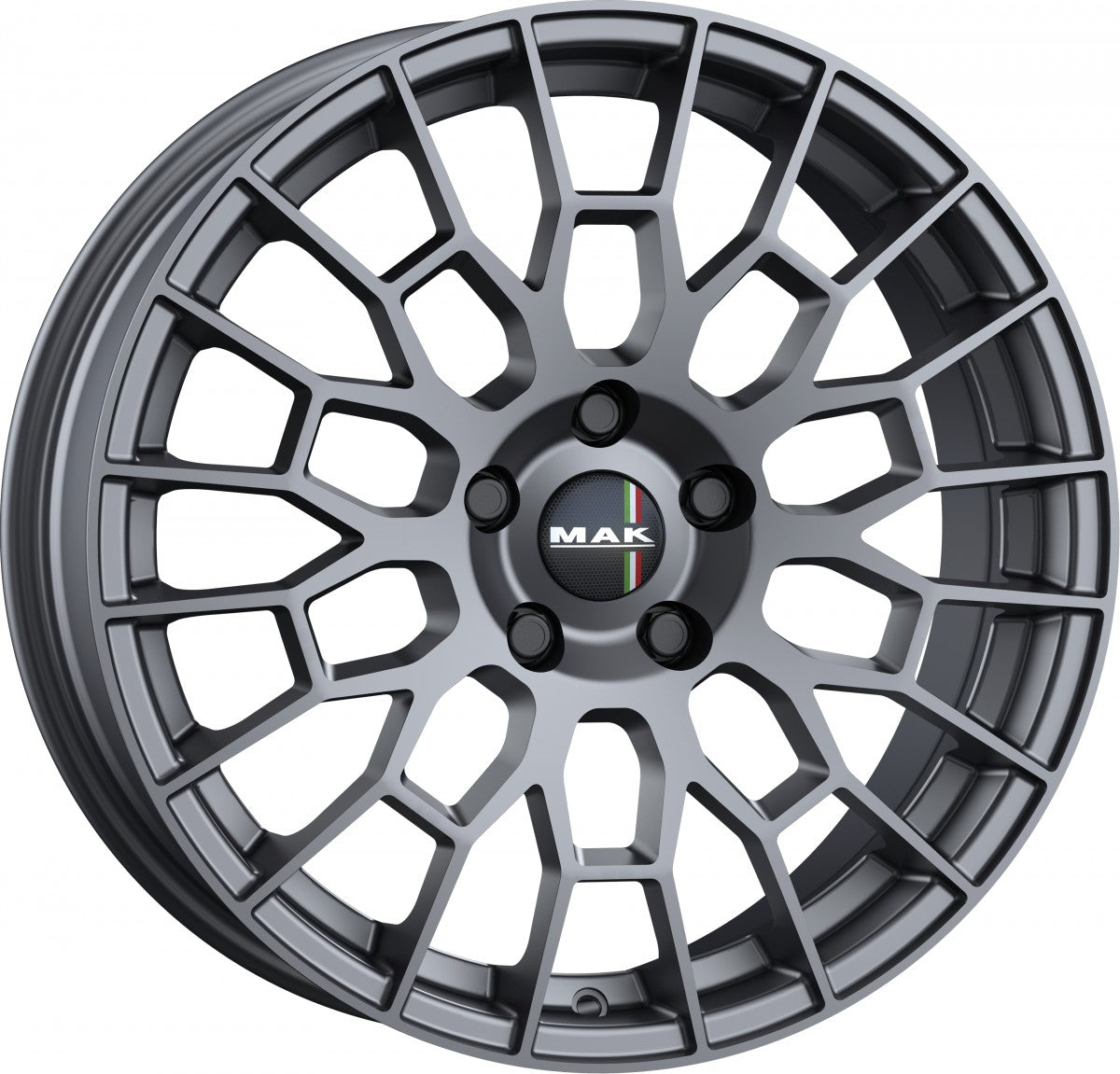 Mak APX gloss gun metallic 7x17 ET35 - LK4/100 ML72