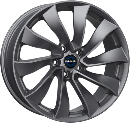 Mak Solar gloss gun metallic 8.5x19 ET38 - LK5/114.3 ML64.1