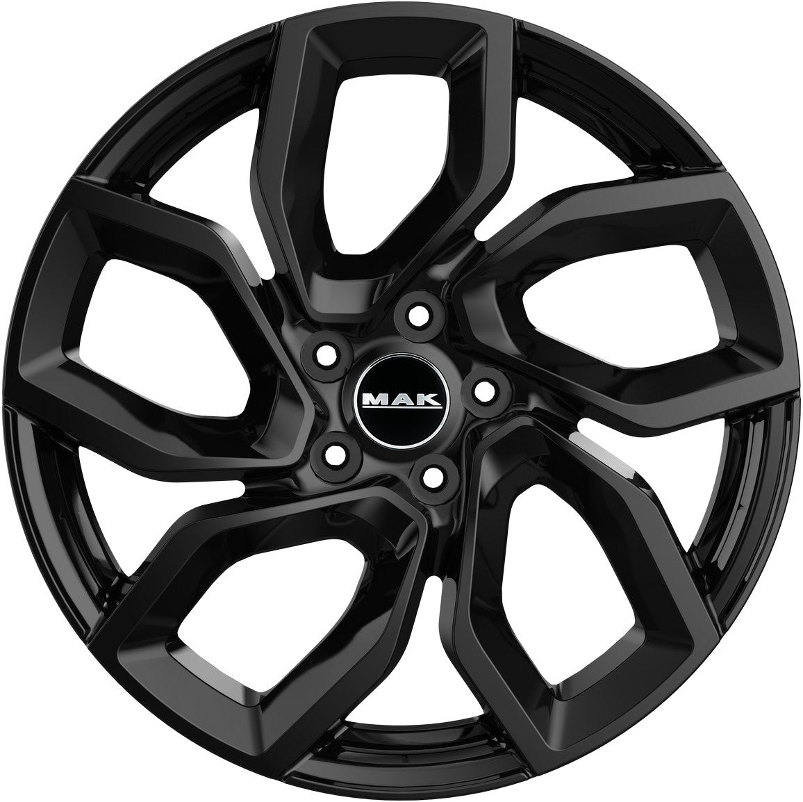 Mak Apollo gloss black 6x15 ET31 - LK4/108 ML65.1