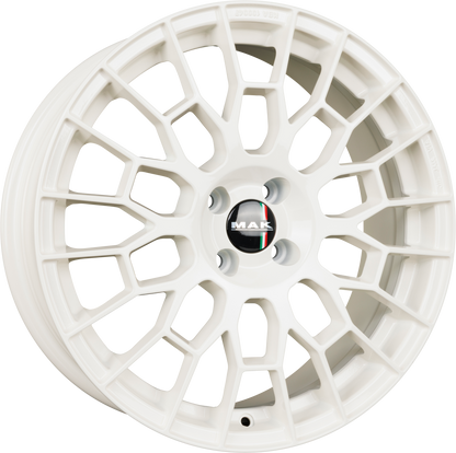 Mak APX gloss white Alufelge 7x17 Zoll ET42 LK 5x108 ML72 – Bild 5