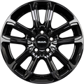 Mak Magma gloss black Alufelge 6x15 Zoll ET40 LK 4x100 ML60.1