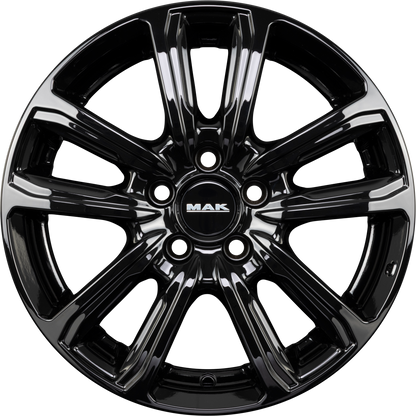 Mak Magma gloss black Alufelge 6x15 Zoll ET40 LK 4x100 ML60.1