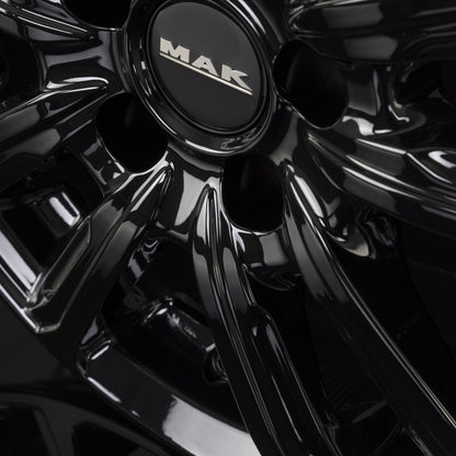 Mak Magma gloss black Alufelge 6x15 Zoll ET40 LK 4x100 ML60.1 – Bild 4