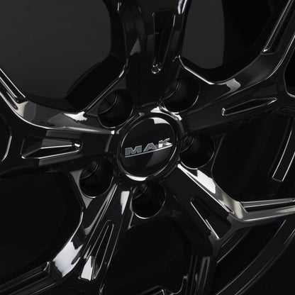 Mak Epica gloss black Alufelge 6.5x18 Zoll ET32 LK 5x114.3 ML66.1 – Bild 6