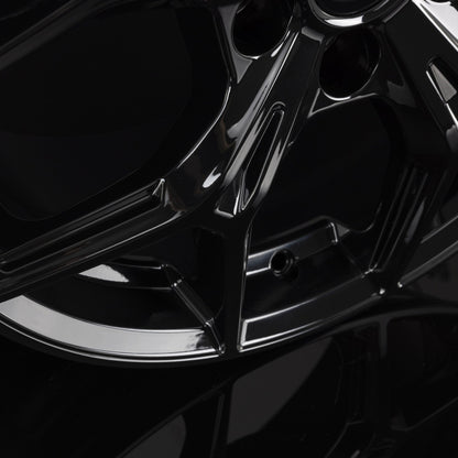 Mak Epica gloss black Alufelge 6.5x18 Zoll ET32 LK 5x114.3 ML66.1 – Bild 8