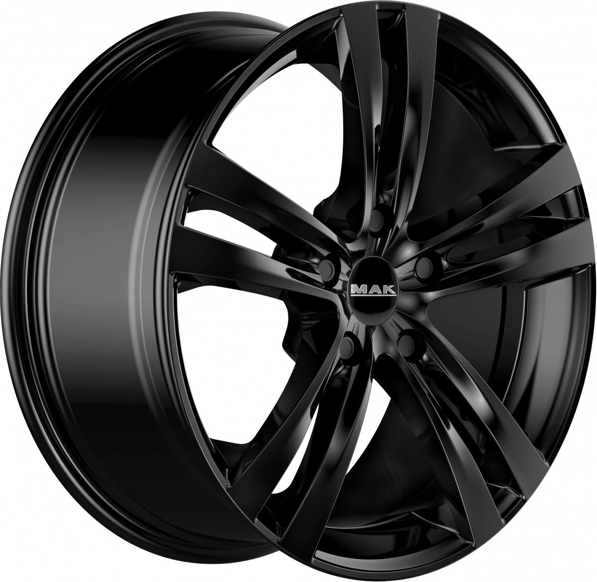 Mak Zenith gloss black 6x16 ET40 - LK4/100 ML54.1