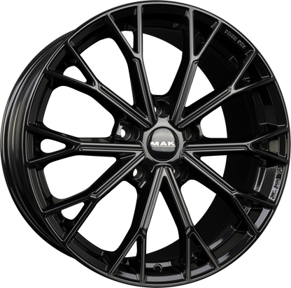 Mak Asphalt gloss black Alufelge 8x20 Zoll ET33 LK 5x108 ML72 – Bild 5