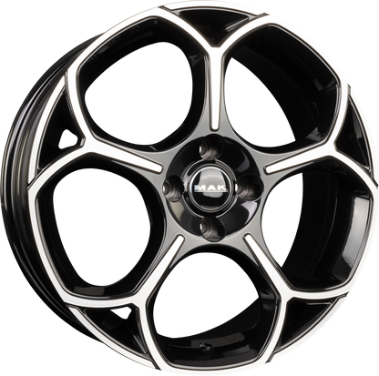 Mak Monza black mirror Alufelge 7x17 Zoll ET35 LK 5x110 ML65.1 – Bild 5