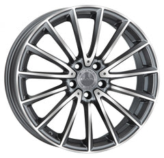 Mak Komet gun metallic mirror Alufelge 10x21 Zoll ET22 LK 5x112 ML66.6