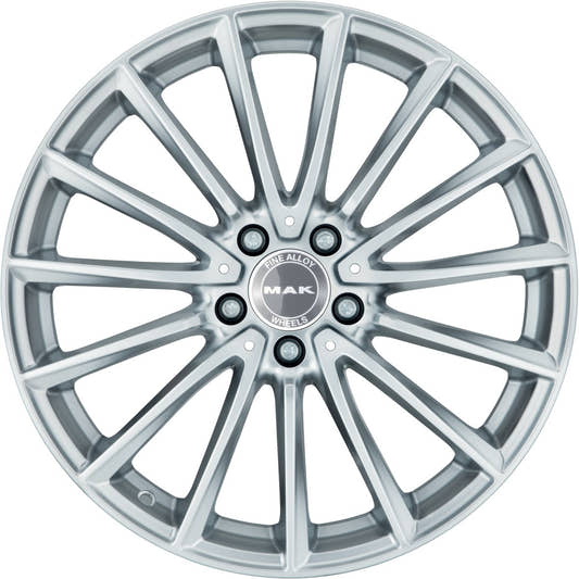Mak Komet silver 11x21 ET48 - LK5/112 ML66.6