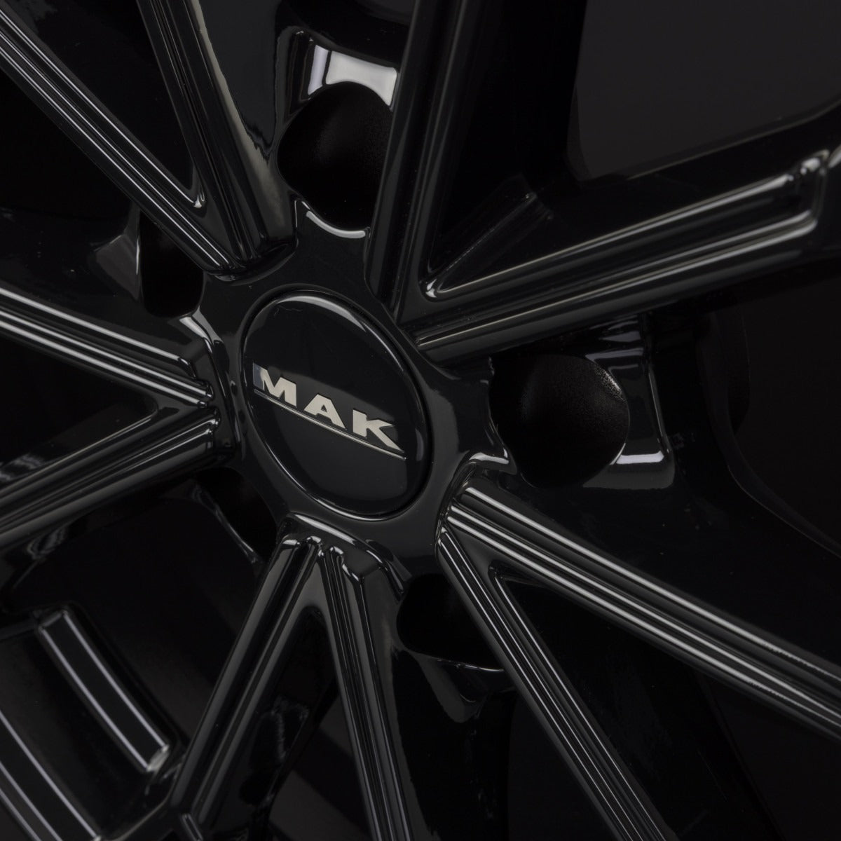 Mak Asphalt gloss black Alufelge 7.5x18 Zoll ET35 LK 5x114.3 ML76 – Bild 6