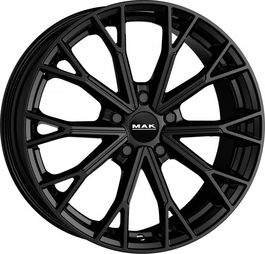 Mak Asphalt gloss black 7.5x18 ET38 - LK5/110 ML65.1
