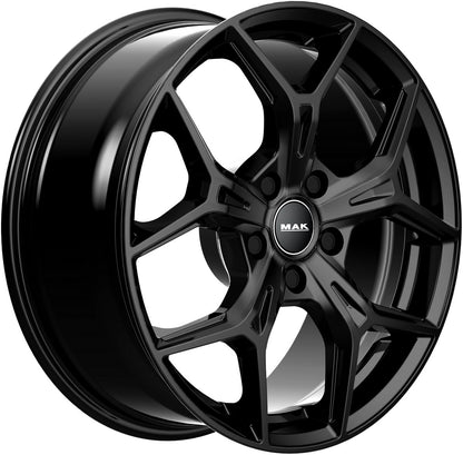 Mak Epica gloss black Alufelge 7x18 Zoll ET43 LK 4x100 ML60.1 – Bild 2