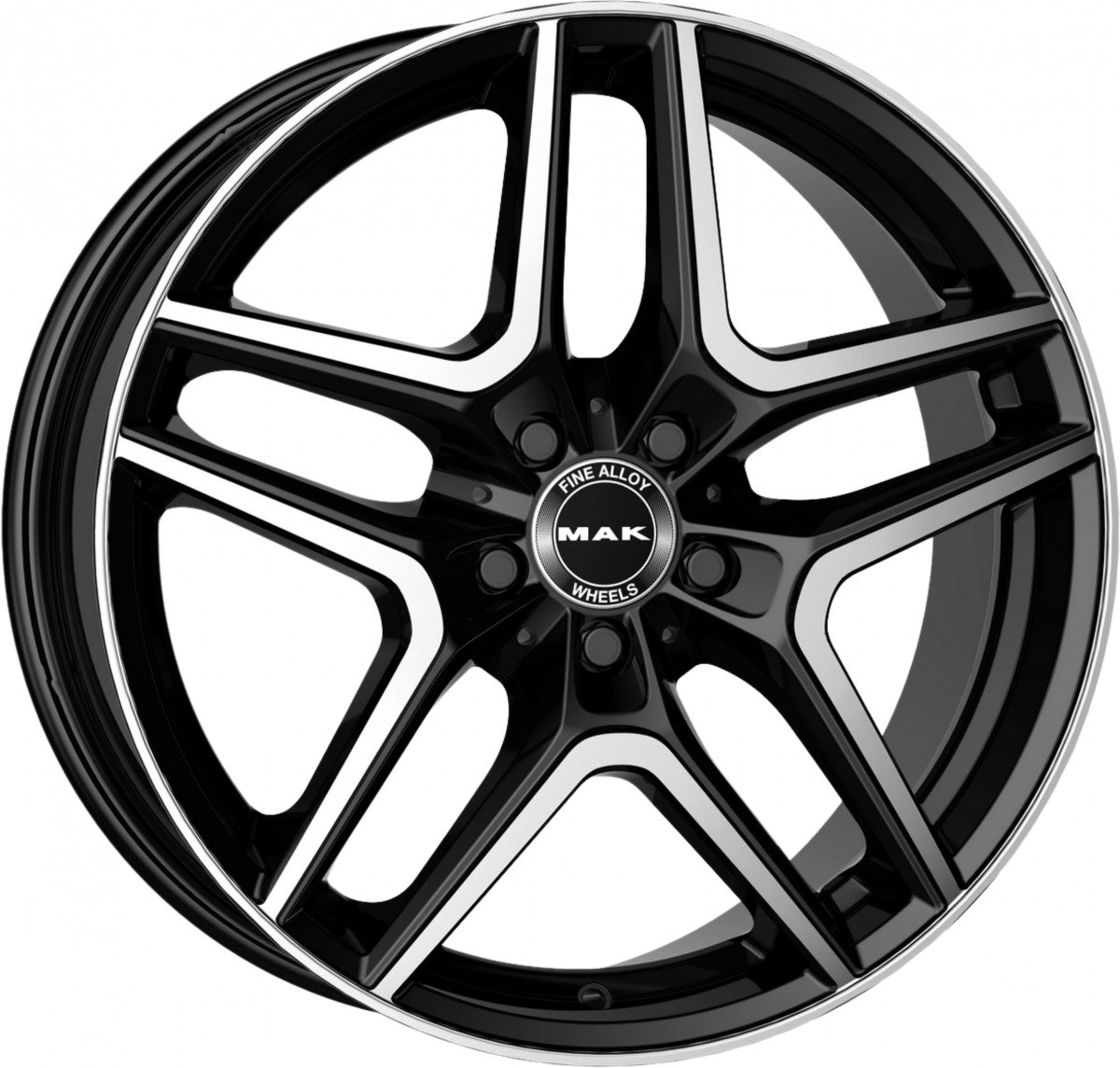 Mak Aurum black mirror Alufelge 8x19 Zoll ET32.5 LK 5x112 ML66.6