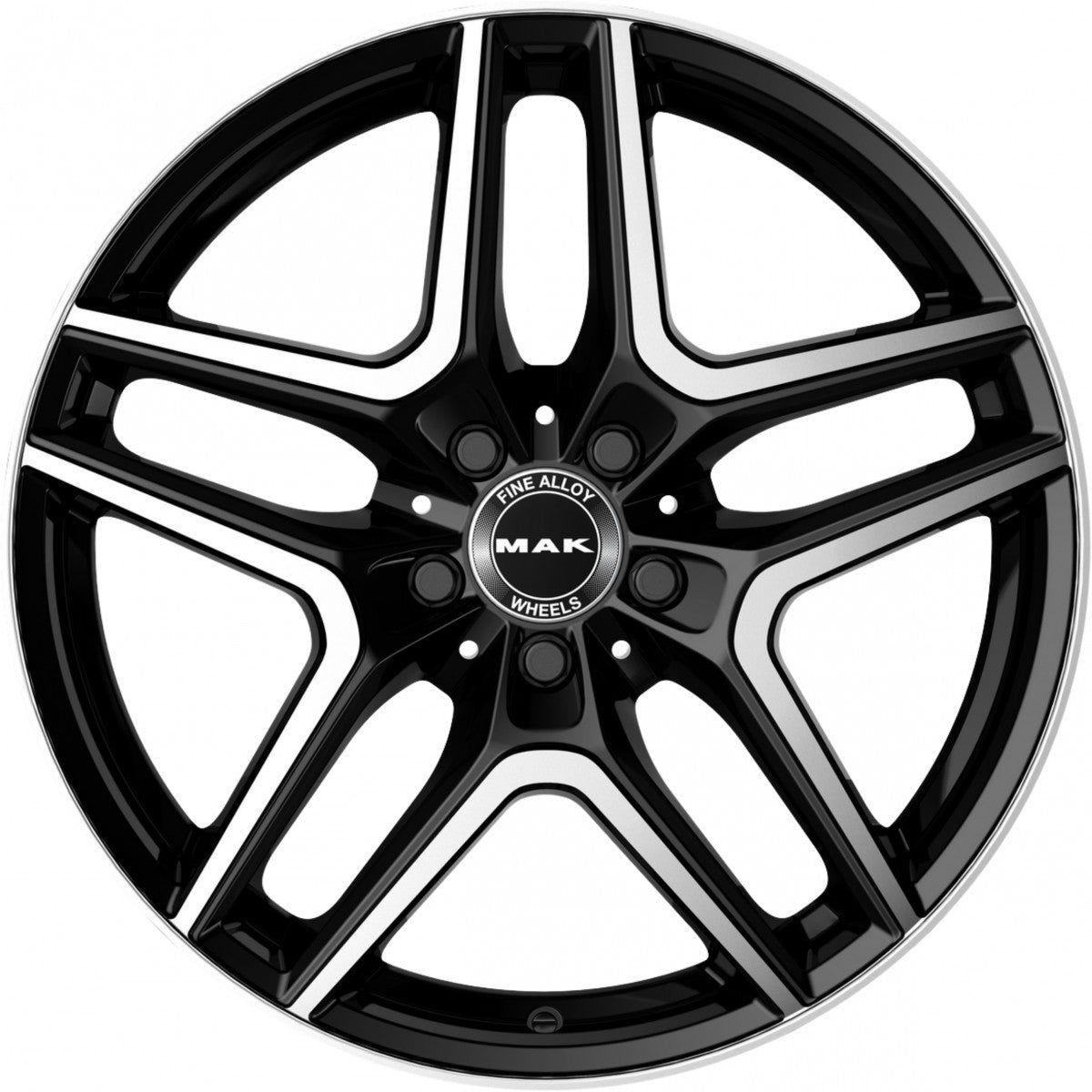 Mak Aurum black mirror Alufelge 8x19 Zoll ET32.5 LK 5x112 ML66.6 – Bild 2