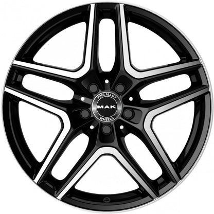 Mak Aurum black mirror Alufelge 8x19 Zoll ET32.5 LK 5x112 ML66.6 – Bild 2