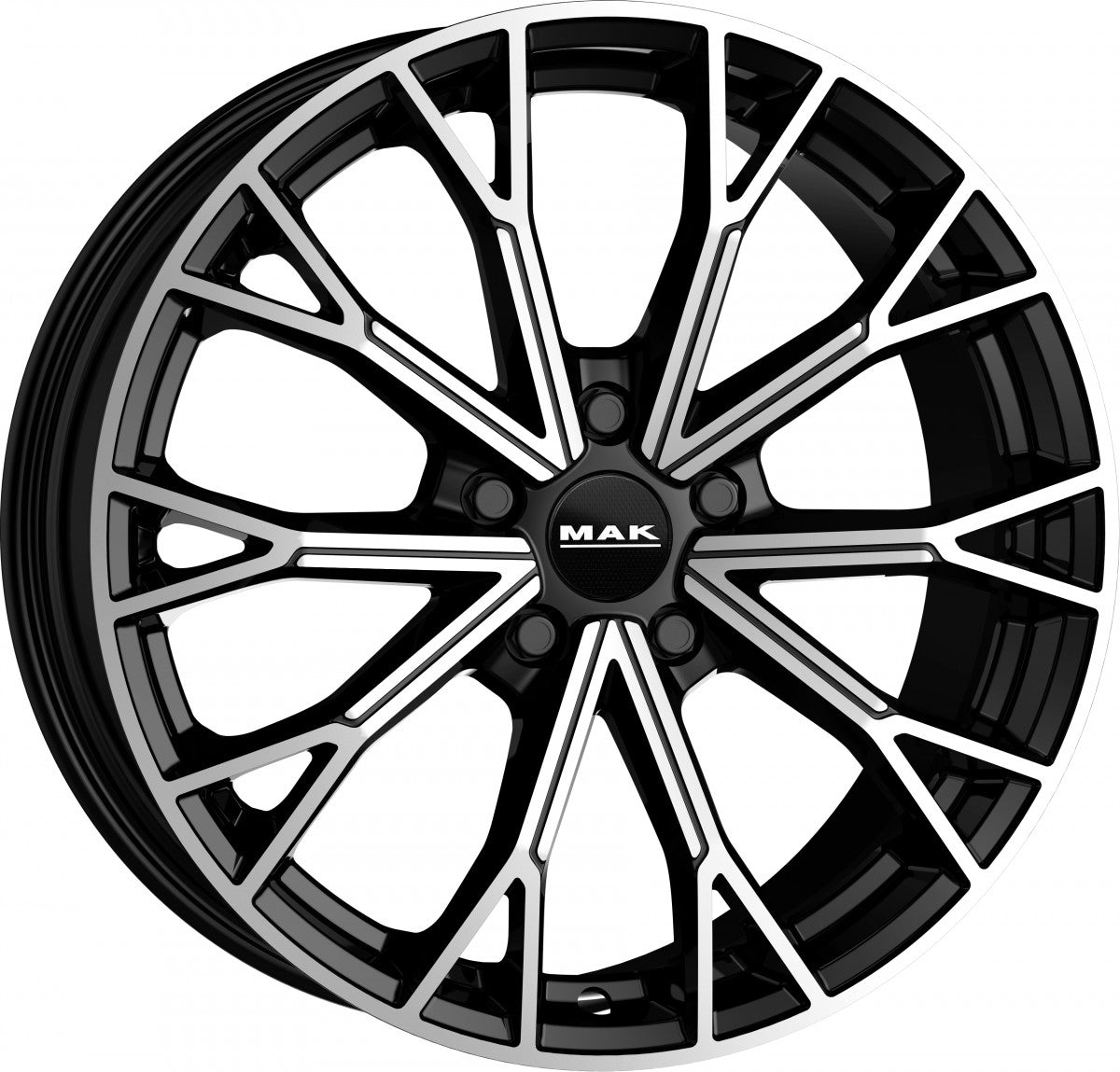 Mak Asphalt black mirror Alufelge 9.5x20 Zoll ET52 LK 5x112 ML57.1