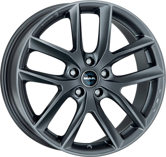 Mak Voltage gloss gun metallic Alufelge 8.5x18 Zoll ET35.5 LK 5x114.3 ML64.1