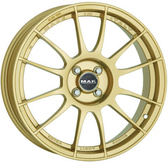 Mak XLR gold Alufelge 7x17 Zoll ET45 LK 5x100 ML72