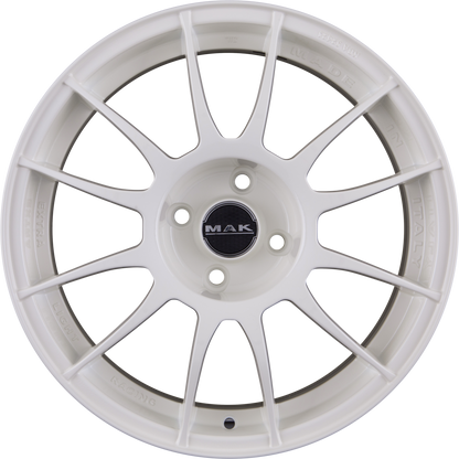 Mak XLR gloss white Alufelge 7x17 Zoll ET35 LK 5x114.3 ML76 – Bild 3