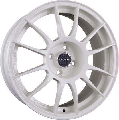 Mak XLR gloss white Alufelge 7x17 Zoll ET35 LK 5x114.3 ML76 – Bild 4