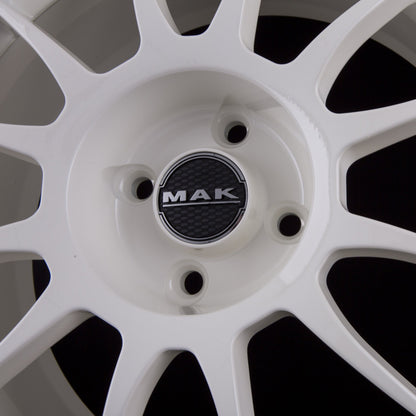 Mak XLR gloss white Alufelge 7x17 Zoll ET35 LK 5x114.3 ML76 – Bild 6