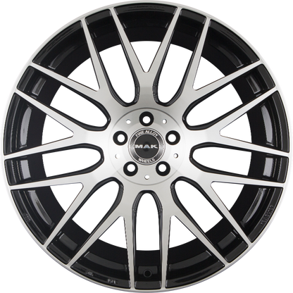 Mak Arrow Black Mirror Face Alufelge 8x18 Zoll ET40 LK 5x112 ML66.6 – Bild 4