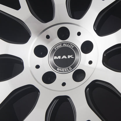 Mak Arrow Black Mirror Face Alufelge 8x18 Zoll ET40 LK 5x112 ML66.6 – Bild 8