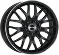 Mak Arrow gloss black mirror ring Alufelge 9x18 Zoll ET42 LK 5x112 ML66.6