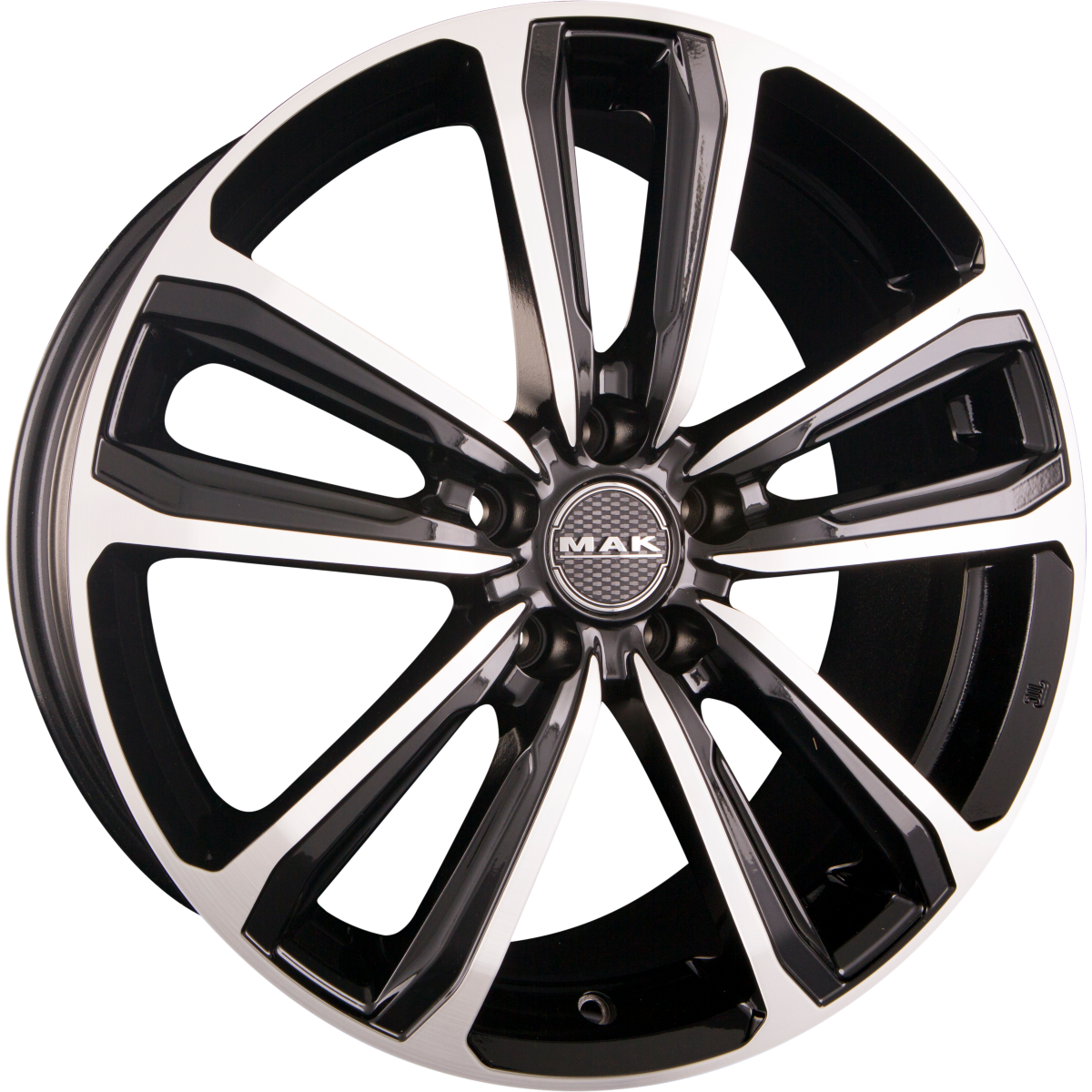 Mak Magma Black Mirror Face Alufelge 6x15 Zoll ET40 LK 5x114.3 ML67.1 – Bild 4
