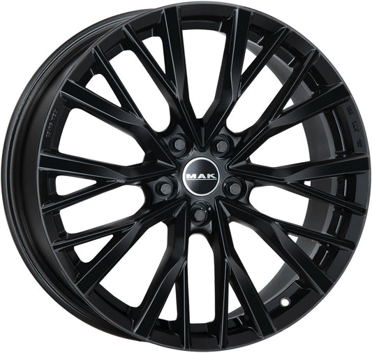Mak Kent gloss black 8.5x20 ET42 - LK5/108 ML63.4