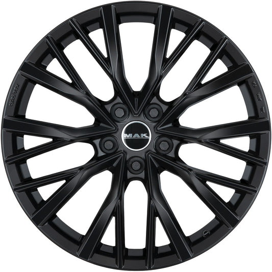 Mak Kent gloss black 8.5x20 ET42 - LK5/108 ML63.4