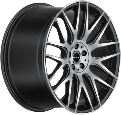 Mak Arrow-D black mirror 9.5x20 ET50 - LK5/112 ML66.6