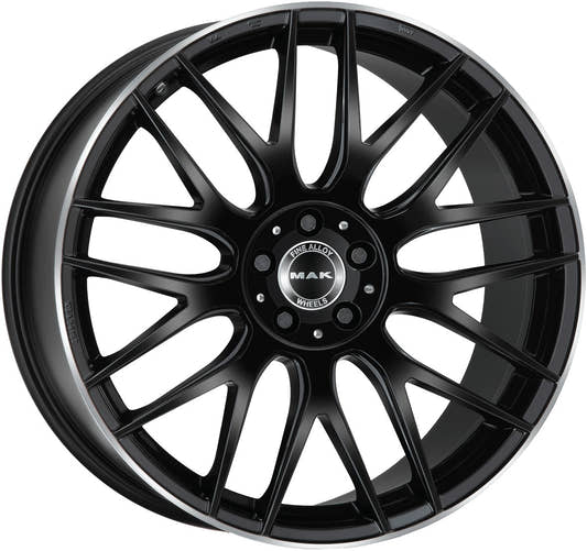 Mak Arrow-D gloss black mirror ring 11x21 ET55 - LK5/112 ML66.6