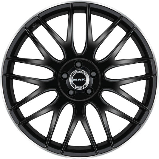 Mak Arrow-D gloss black mirror ring 11x21 ET55 - LK5/112 ML66.6
