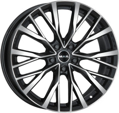 Mak Kent black mirror Alufelge 10x22 Zoll ET45 LK 5x120 ML72.6