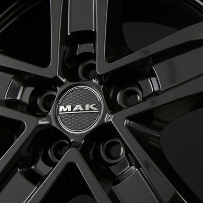 Mak Stone 5 gloss black Alufelge 7.5x18 Zoll ET43 LK 5x130 ML84.1 – Bild 7