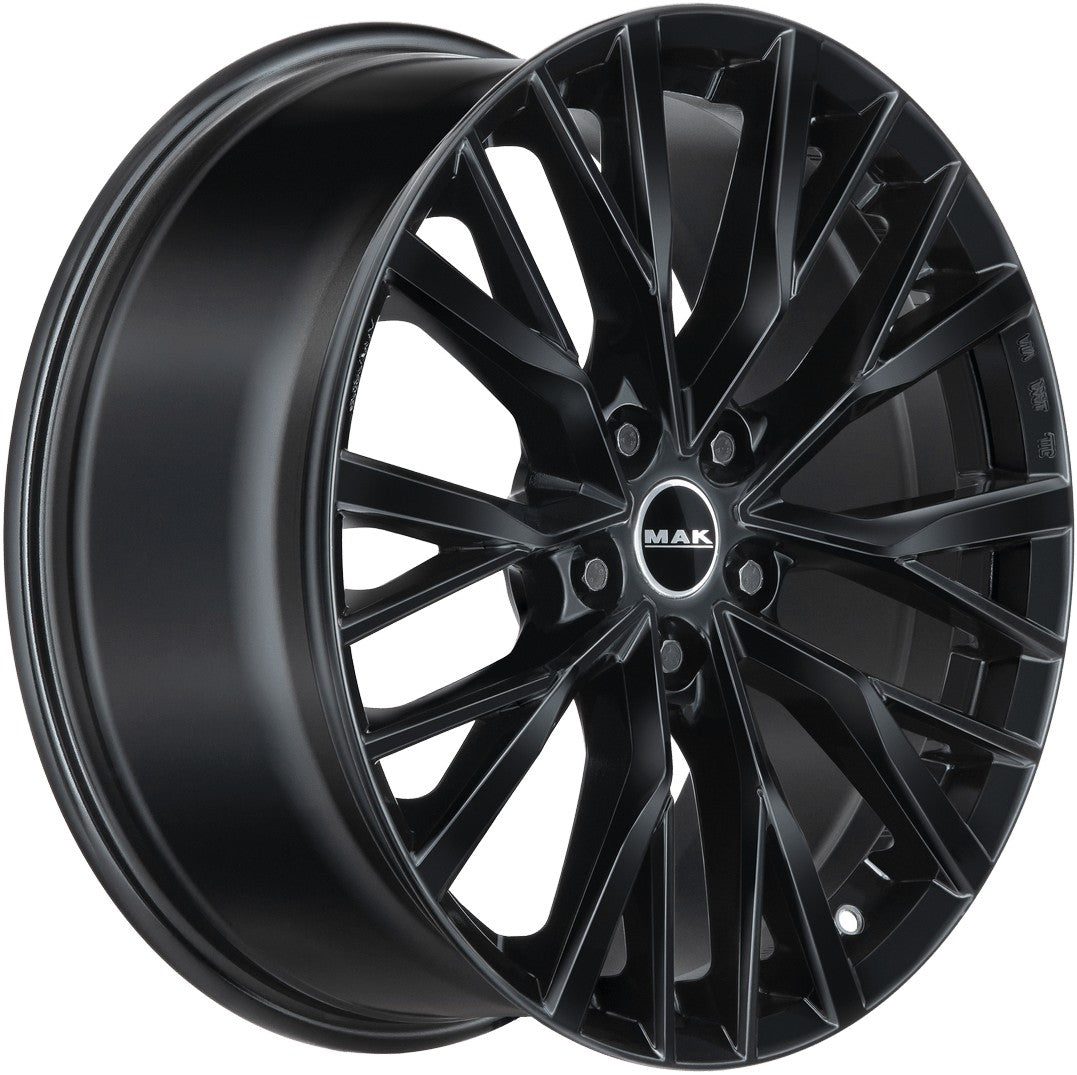 Mak Kent gloss black 9x22 ET43 - LK5/108 ML63.4