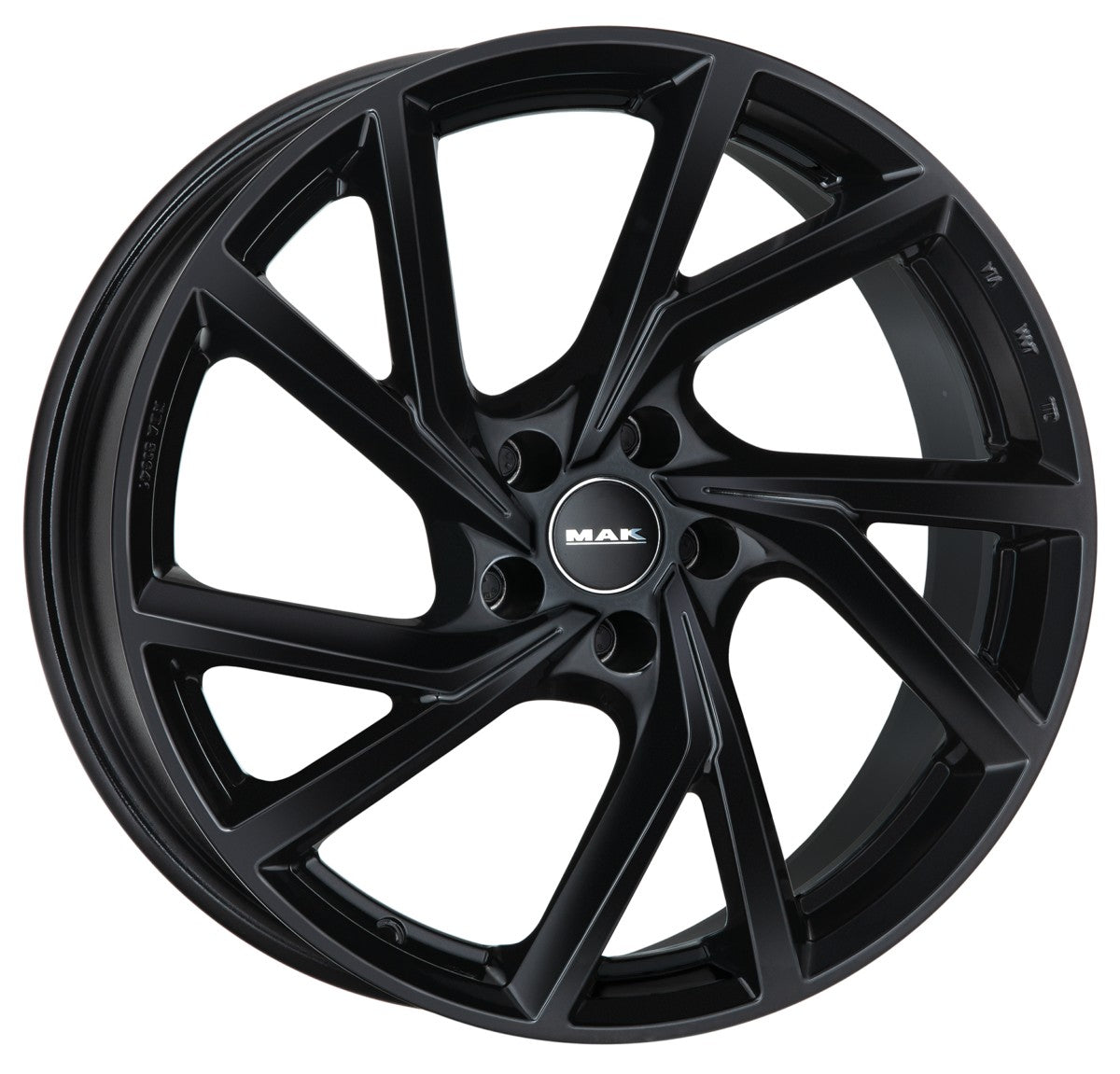 Mak Kassel gloss black 8x20 ET35 - LK5/114.3 ML76