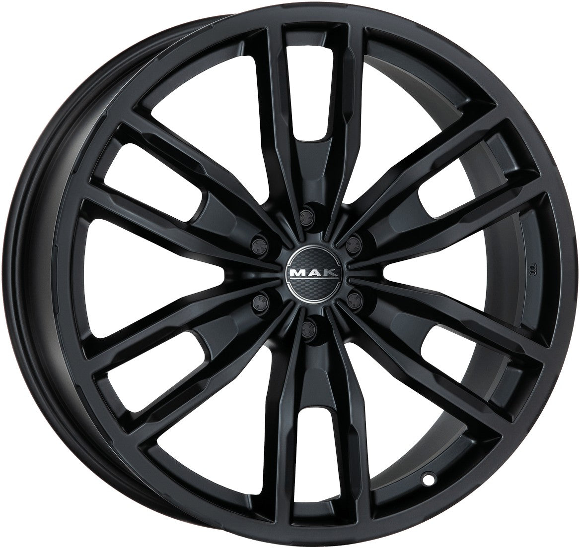 Mak Peak matt black 9x20 ET20 - LK6/139.7 ML106.1