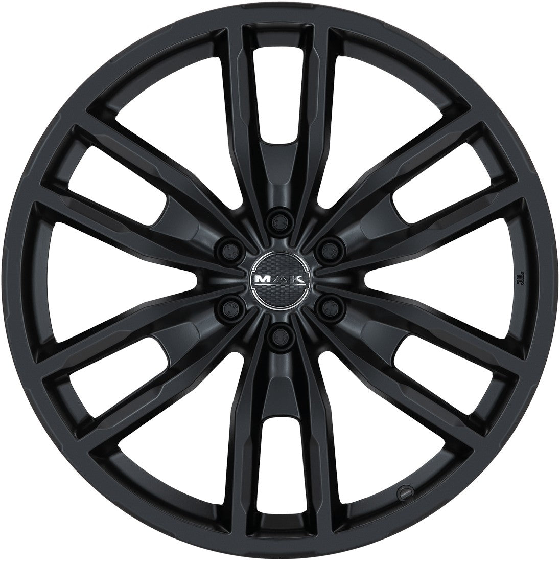 Mak Peak matt black 9x20 ET60 - LK6/130 ML84.1